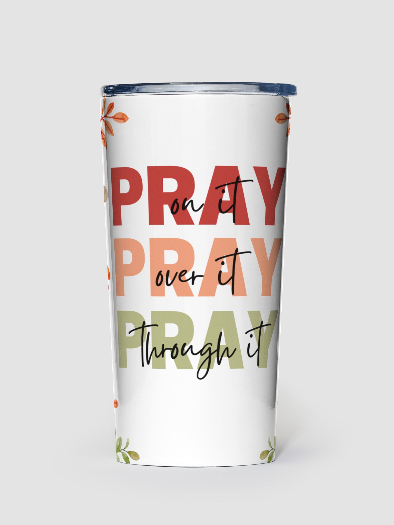 Prayerful Petals Stainless Steel Tumbler product image (1)