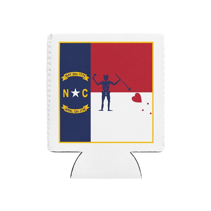 NC Revenge Flag Can Koozie product image (1)