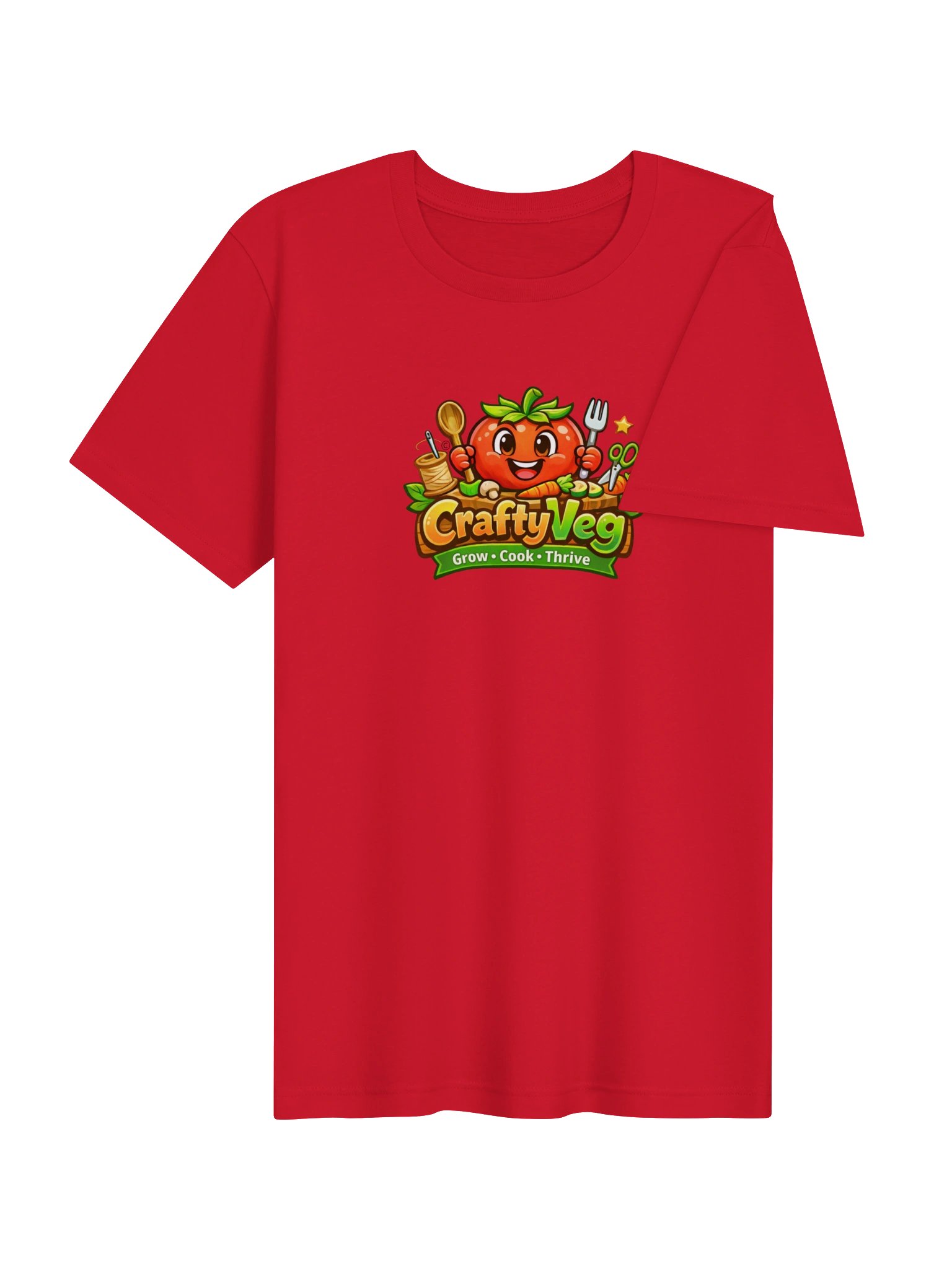 CraftyVeg Unisex White T-Shirt product image (24)
