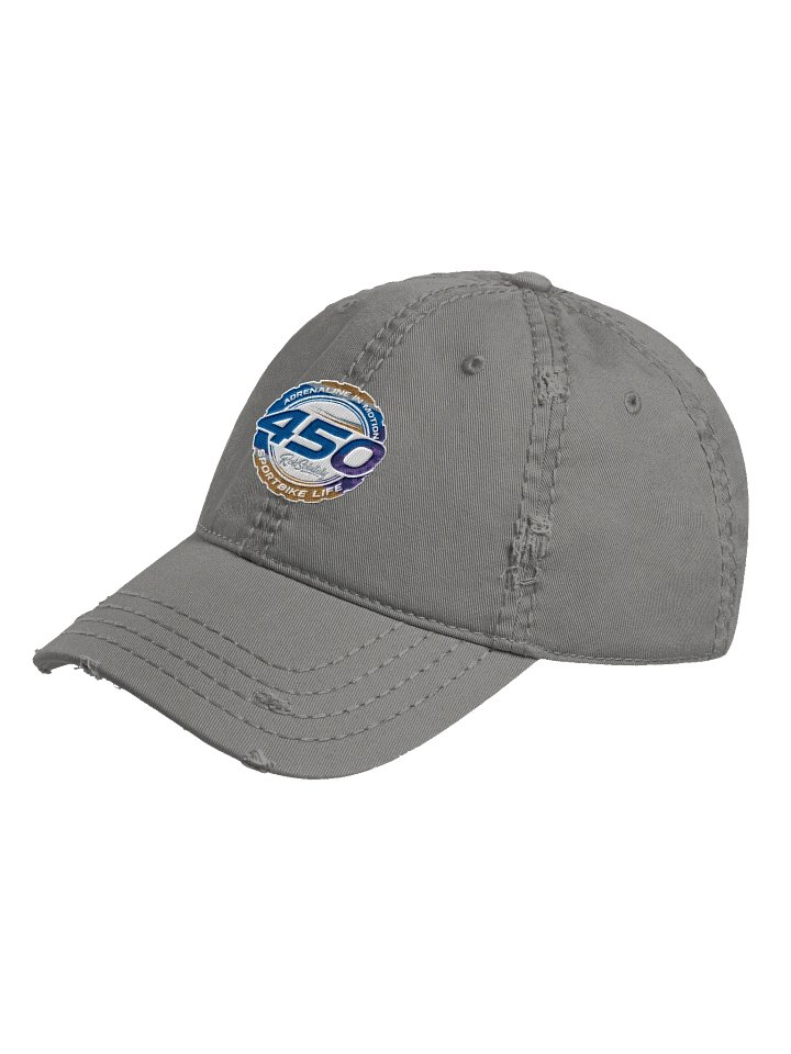 Distressed Hat (Embroidered 450 AIM Sportbike Life) product image (2)