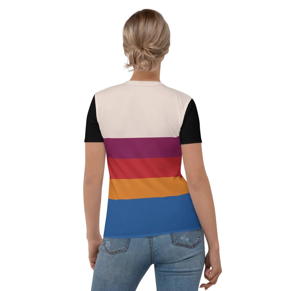 FR AOP Women's Crew Neck T-Shirt product image (3)