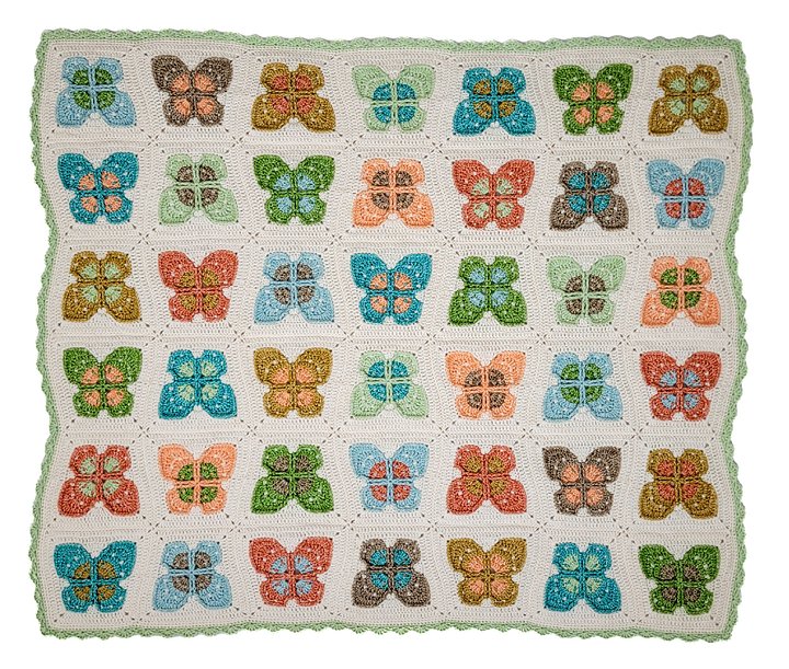 Butterfly Waltz Baby Blanket Crochet Pattern product image (2)