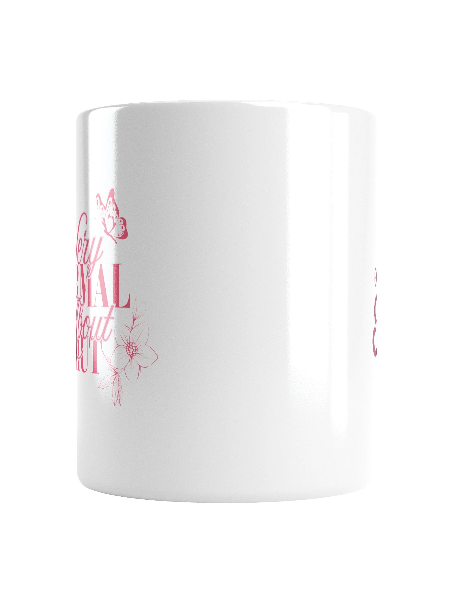 very normal about smut floral mug product image (6)
