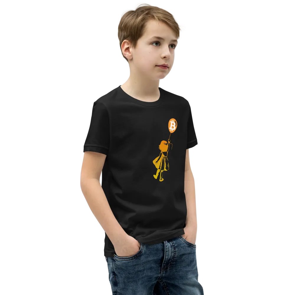 Bitcoin Balloon Youth T-Shirt product image (2)