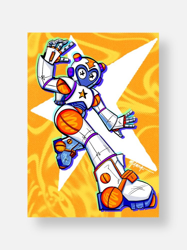 ATLAS IS A STAR Art Print (5''x7'') product image (1)