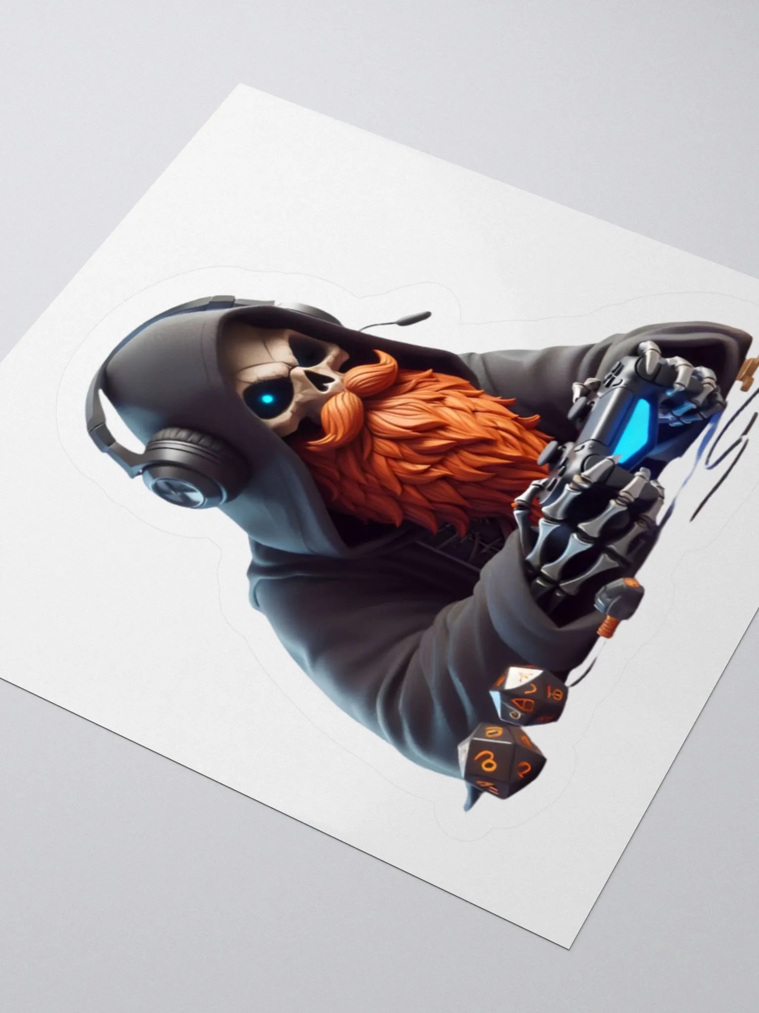 Deadmanfred Logo Sticker product image (3)