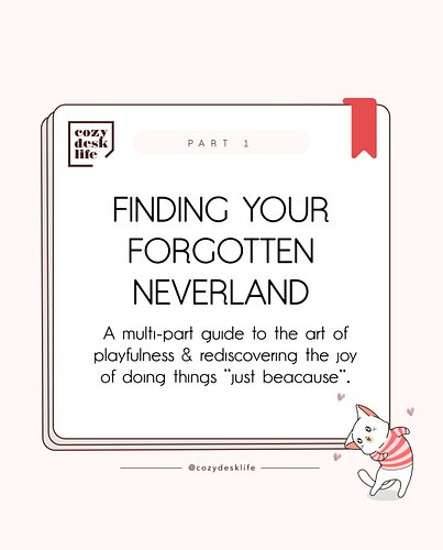Join this journey with me as we find our way back to the forgotten Neverland, where everything is possible and our imaginatio...