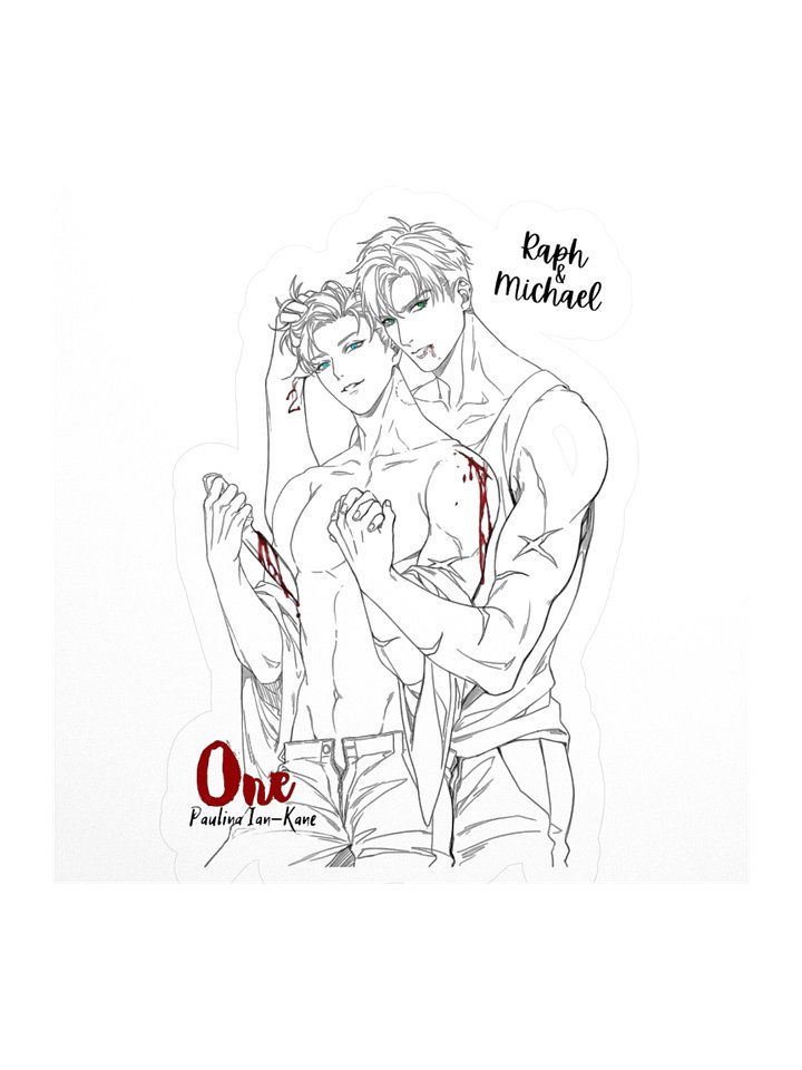 Raph&Michael Kiss-cut Sticker, One-Angels of Wrath series product image (1)