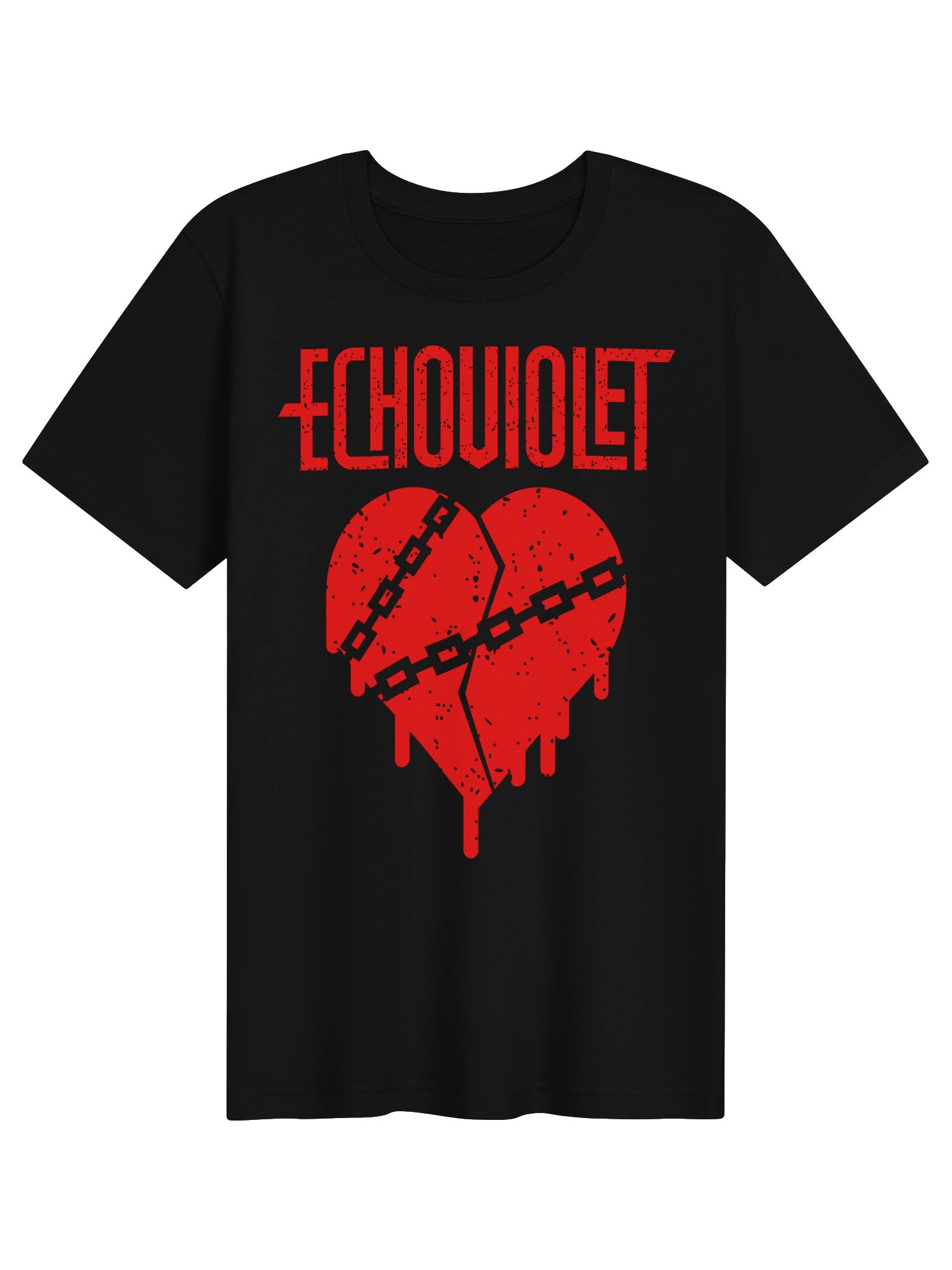 Chained Heart Grunge Shirt product image (1)