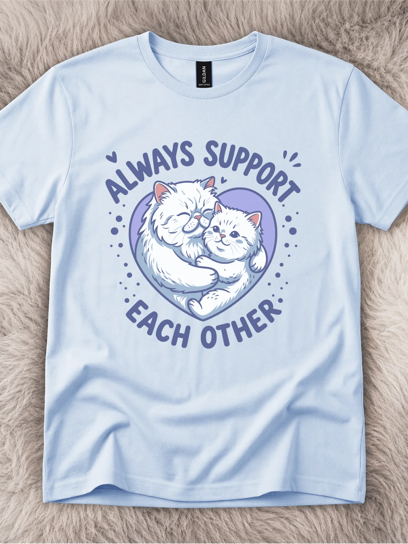 Always Support Each Other Persian Cat Shirt product image (1)