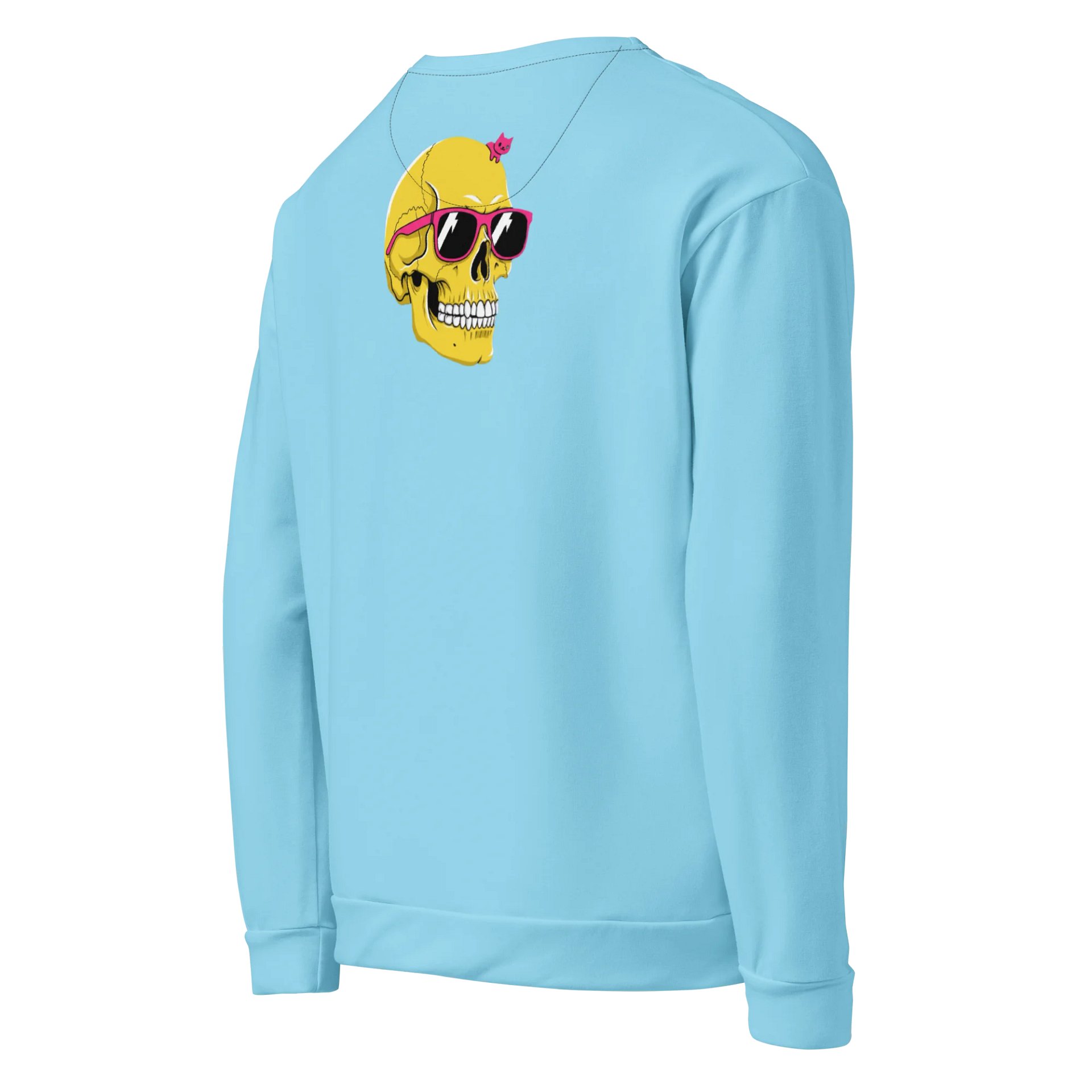 Surreal Skull City All-Over Print Sweatshirt product image (5)