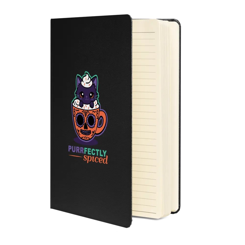 Purrfectly Spiced Hardcover Bound Lined Notebook product image (3)
