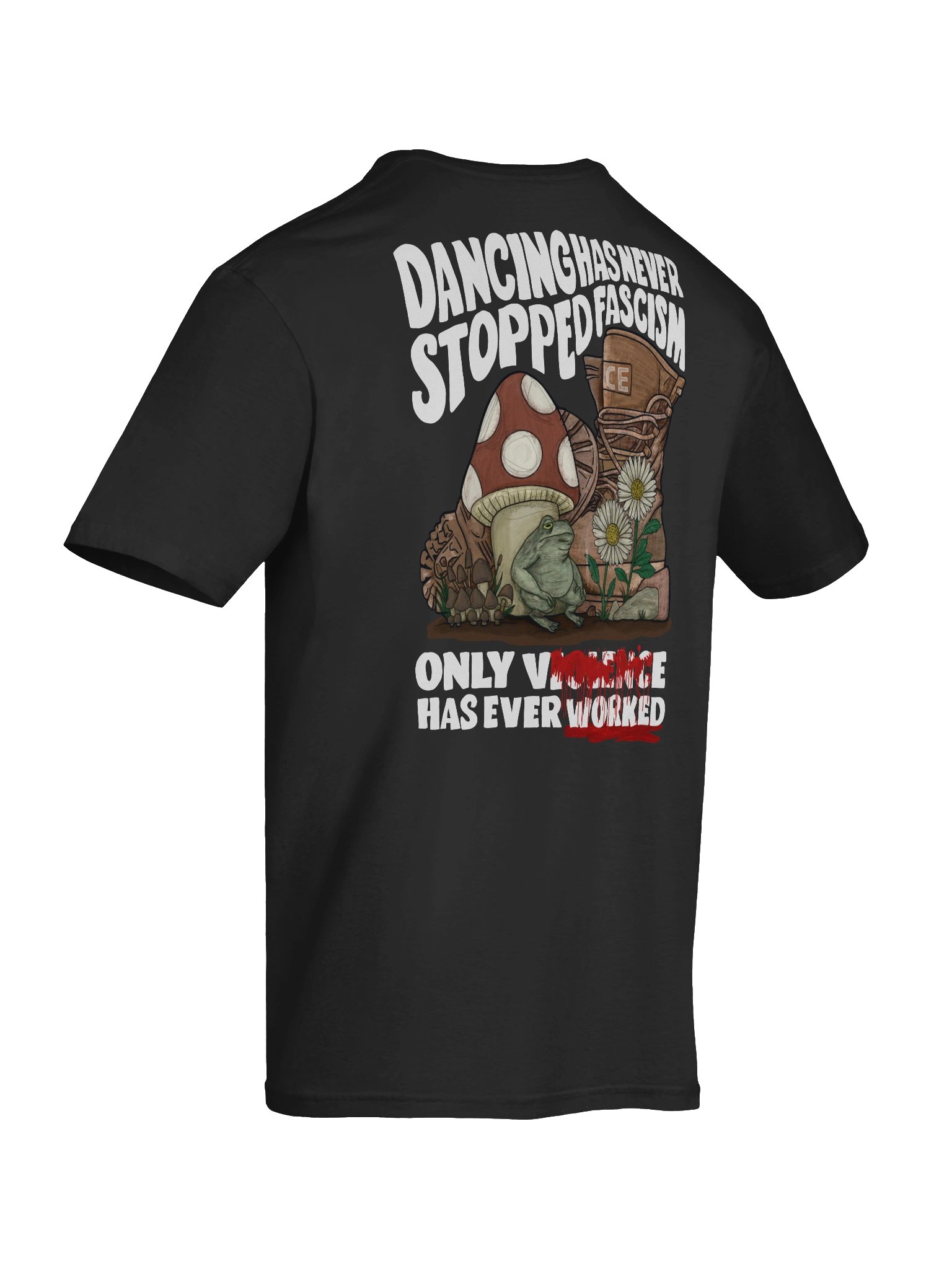 This Frog Don't Dance - Dark Shirt - Back product image (5)