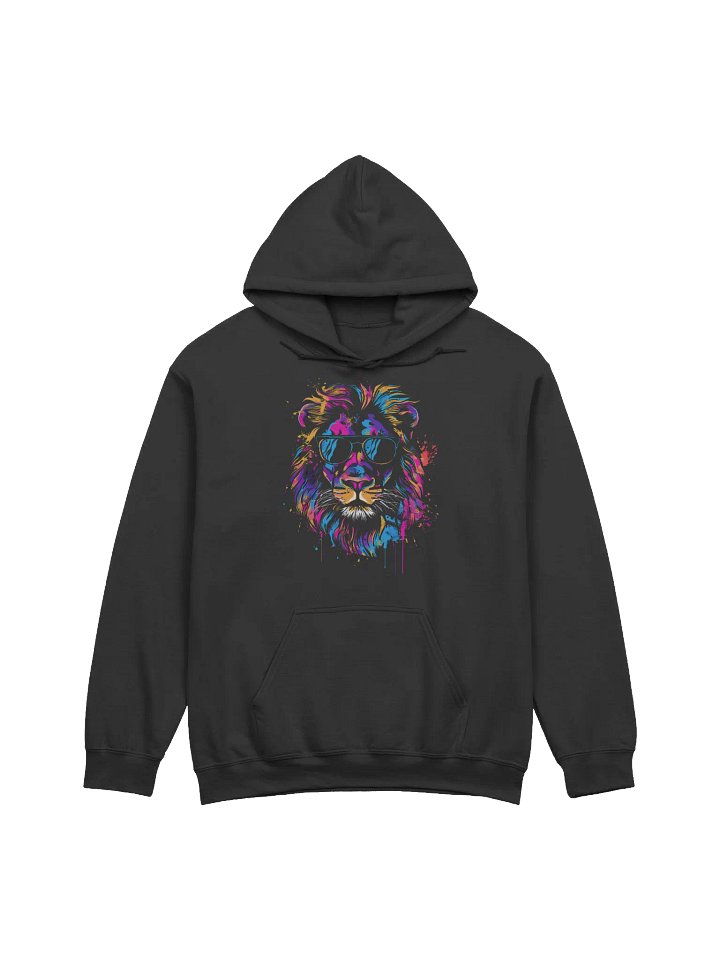 Leeuw met bril Hoodie product image (1)
