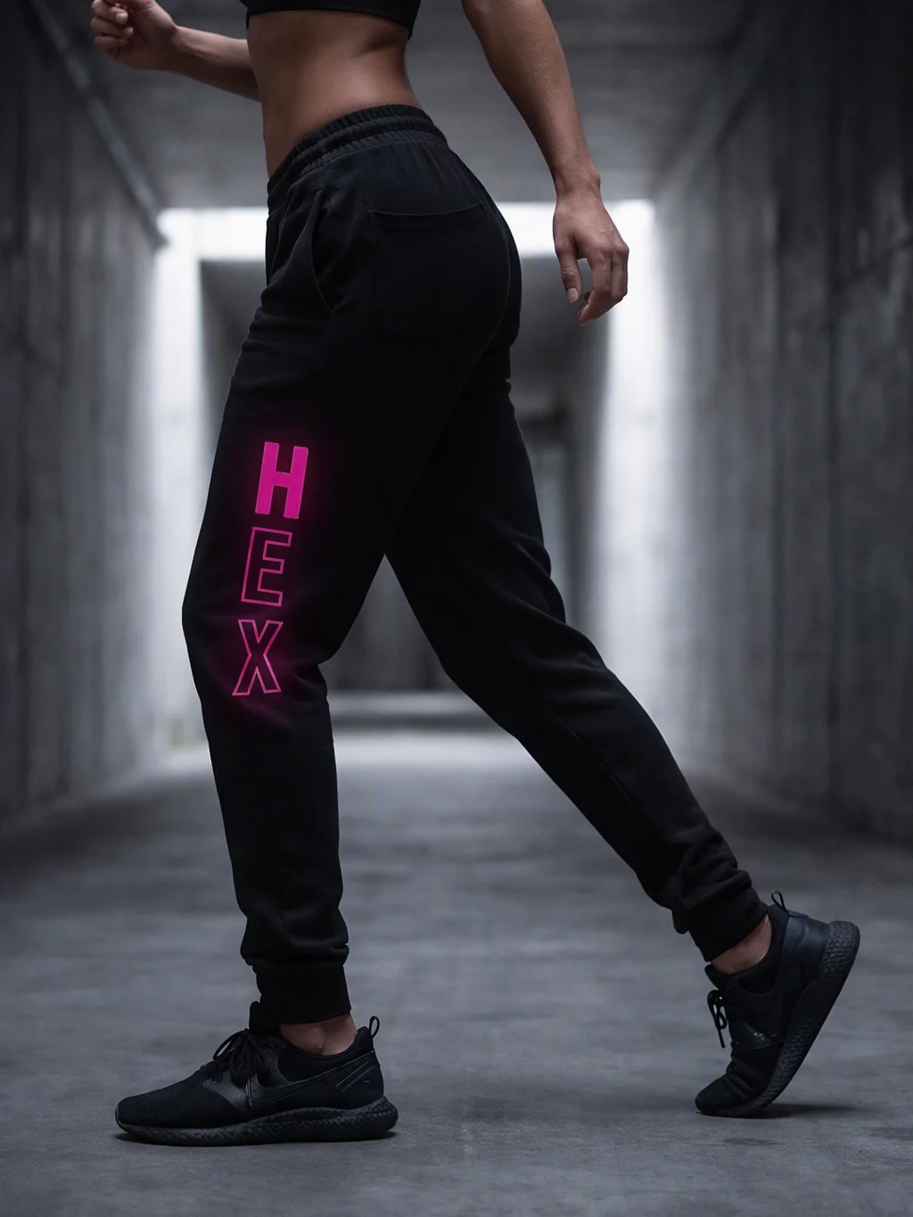 Pink Hex “Neon Hex” Luxury Unisex Joggers product image (8)