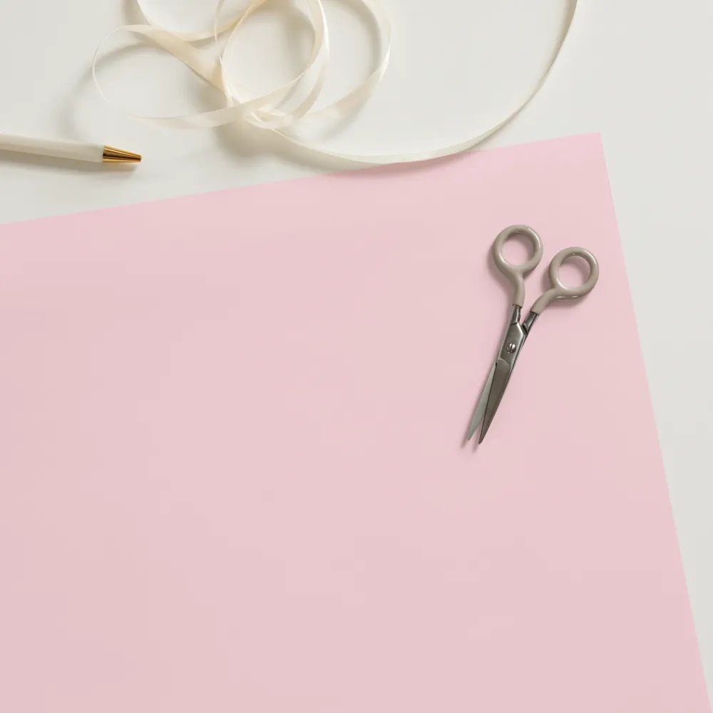 Pale Pink Solid Holiday Christmas Wrapping Paper Sheets (3) product image (10)