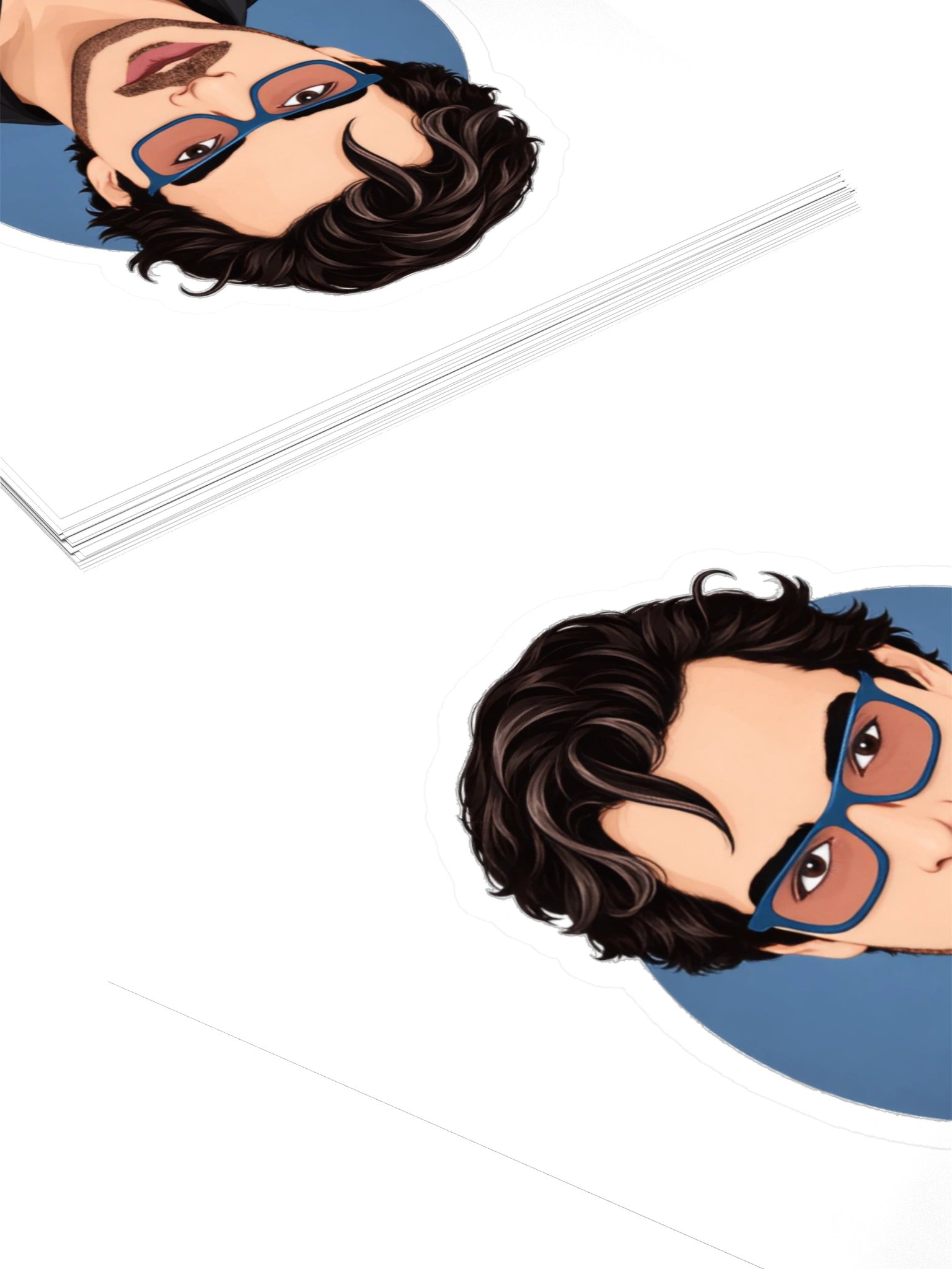 Will Keenan Cartoon Portrait Sticker product image (11)