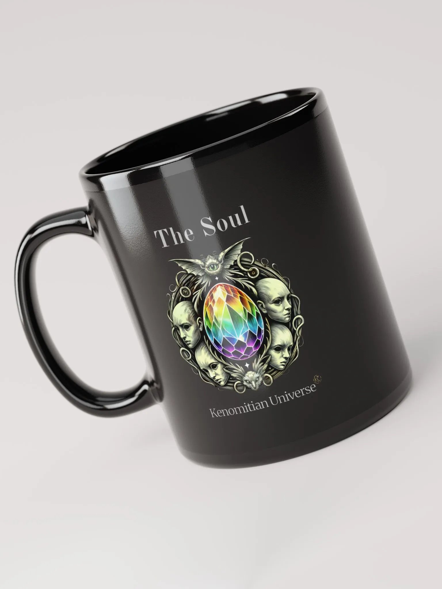 The Soul | Black Glossy Mug product image (5)