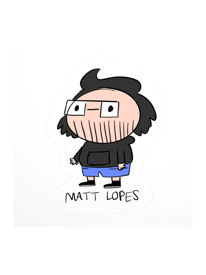 Matt Lopes Full Body Sticker product image (1)