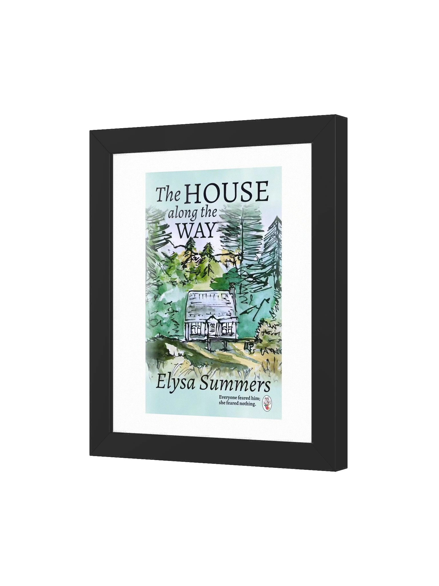 The House Along the Way Framed Cover Print product image (3)