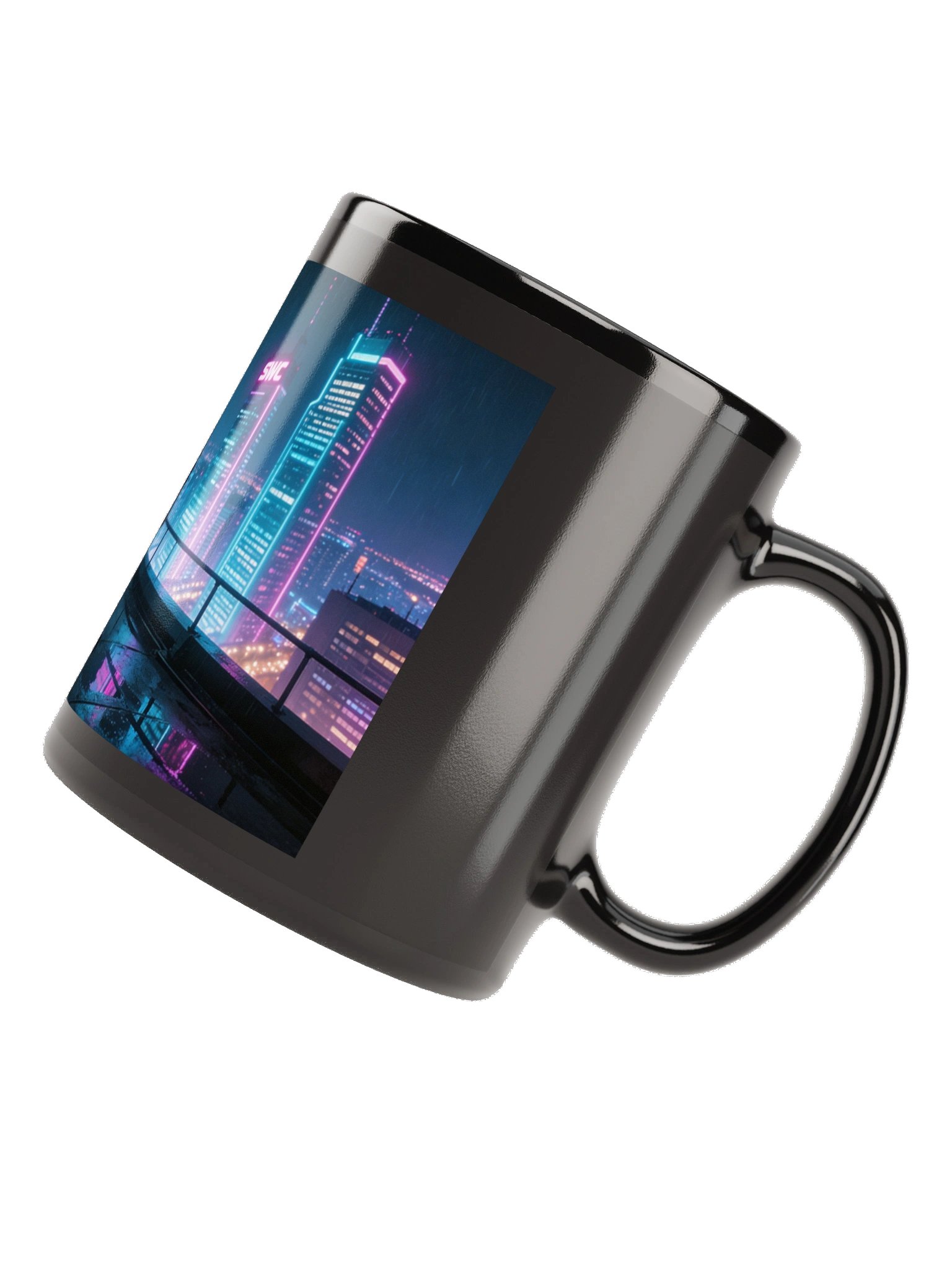 Tony Stallone | TS-69 Rooftop | Black Glossy Mug product image (6)