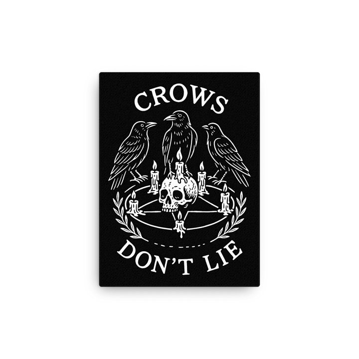 Crows Don't Lie - Thin Canvas Art product image (2)