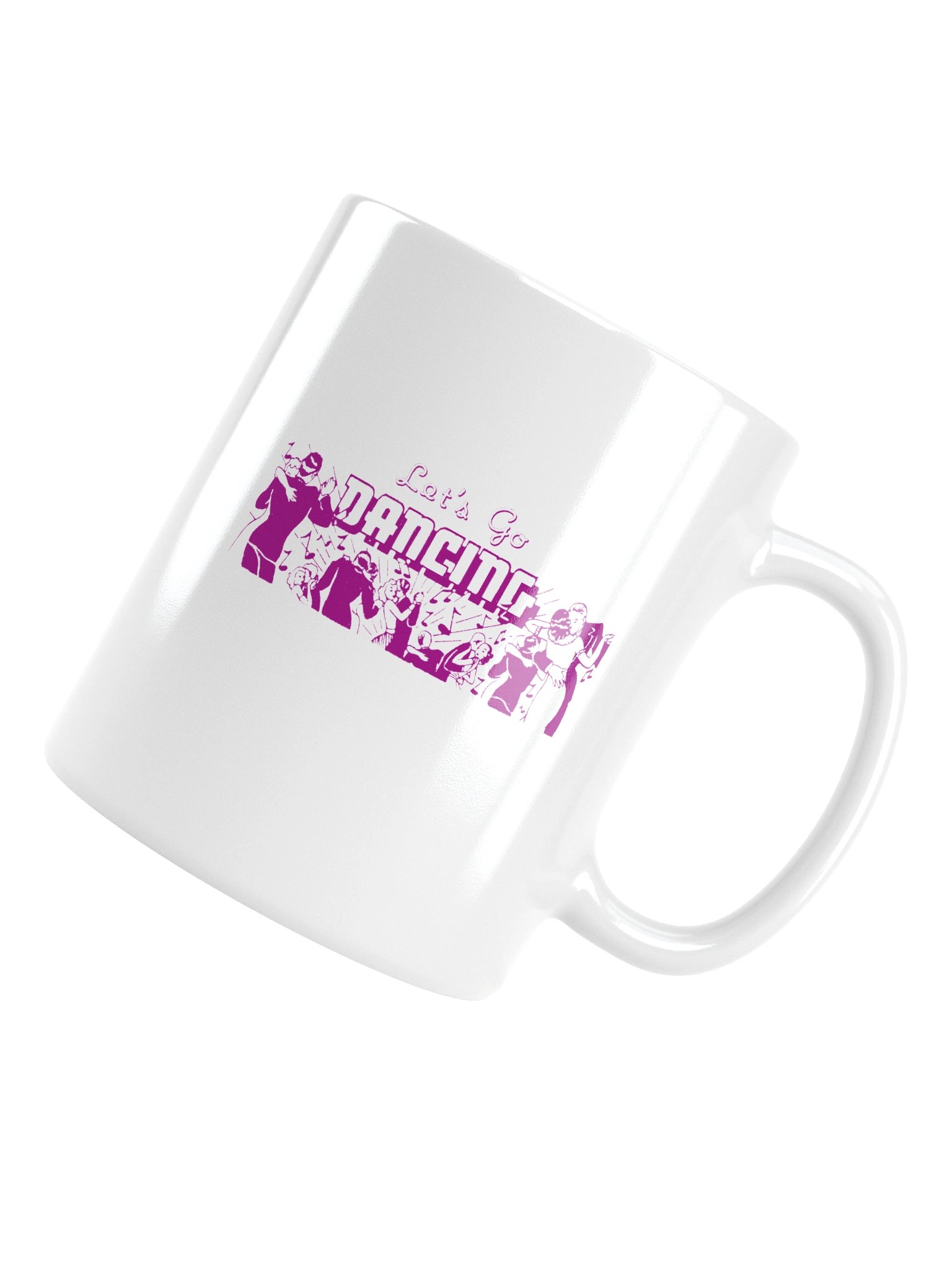 'Let's Go Dancing' White Mug product image (13)
