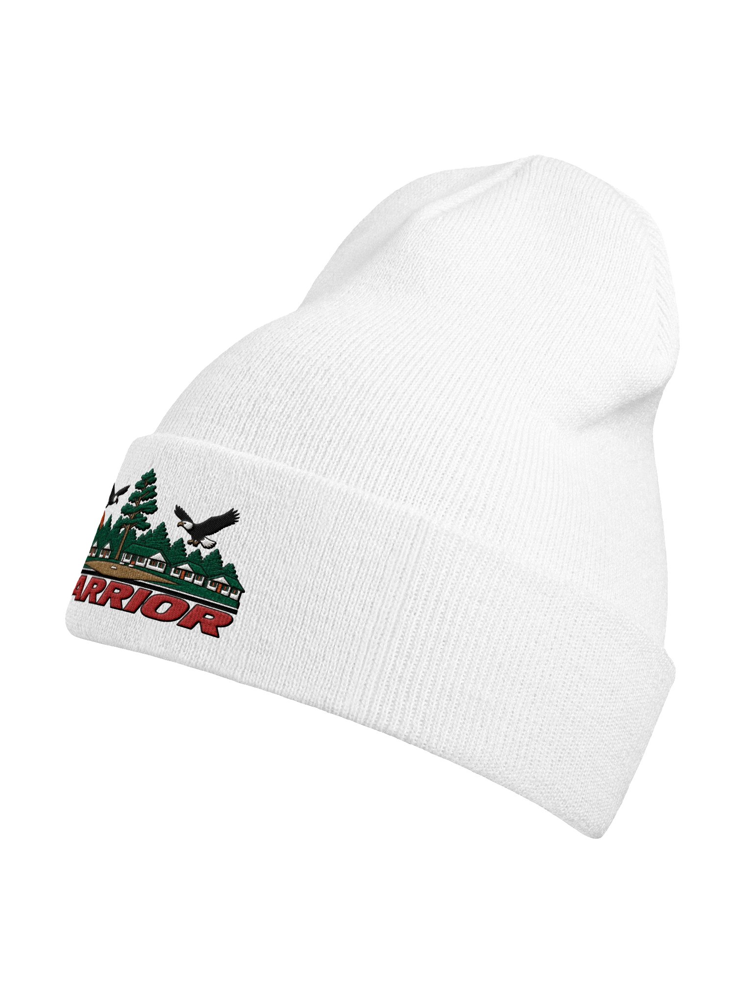 Warrior Long Beanie (White) product image (9)