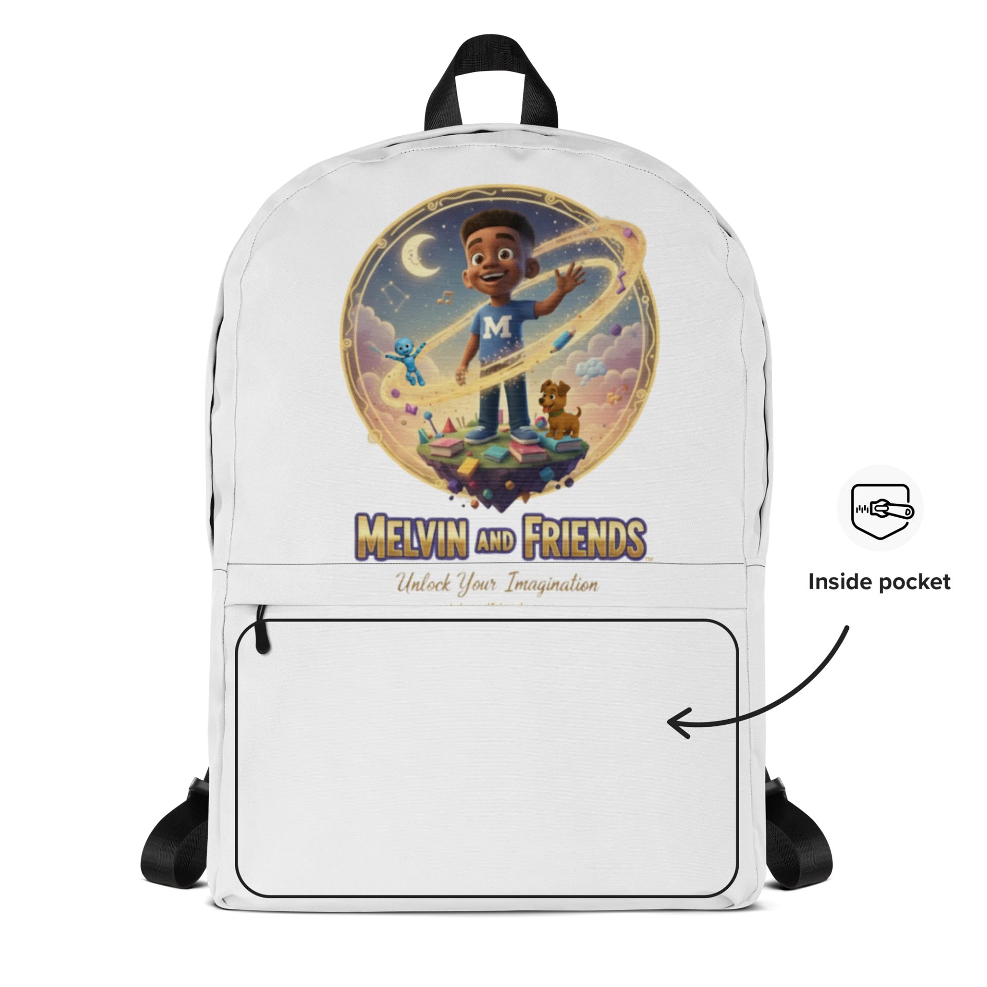 Melvin & Friends “Unlock Your Imagination” Backpack product image (2)
