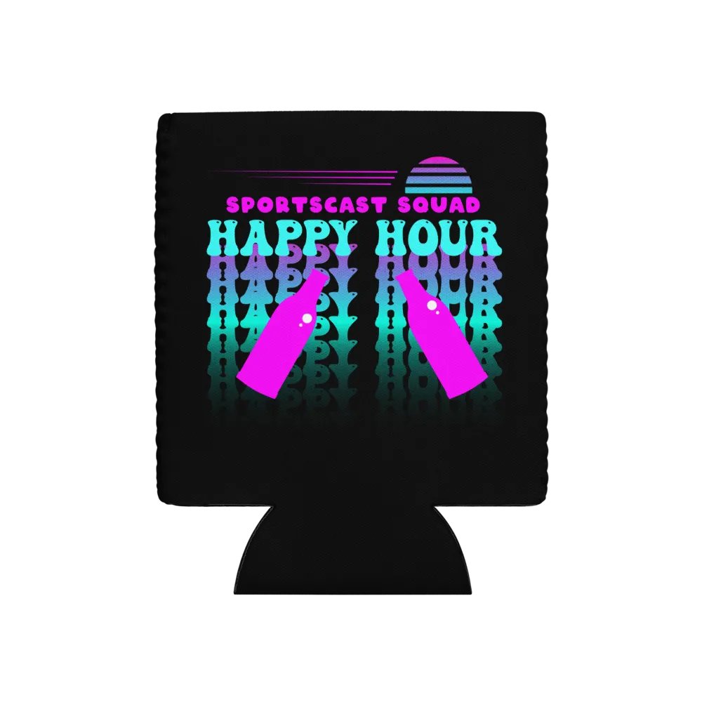 HAPPY HOUR BEER DRINK KOOZIE product image (1)