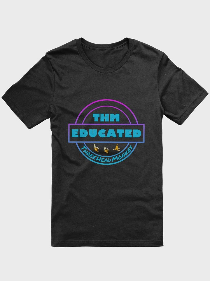 THM Educated Certified (Bella+Canvas 3001) product image (1)