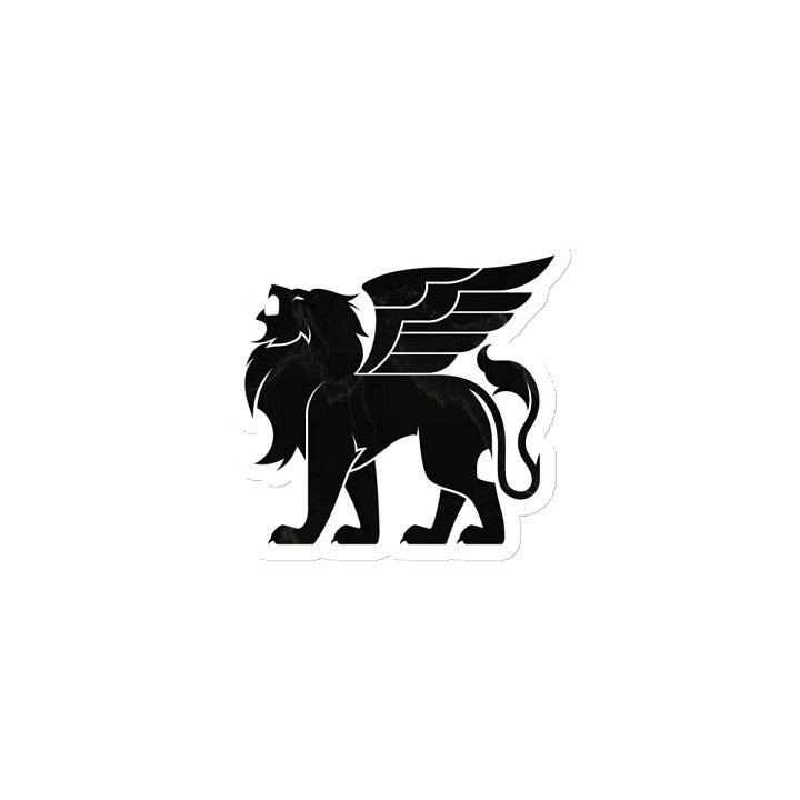 Verardi Famiglia Emblem (Black) ✦ Die-Cut Magnets product image (1)