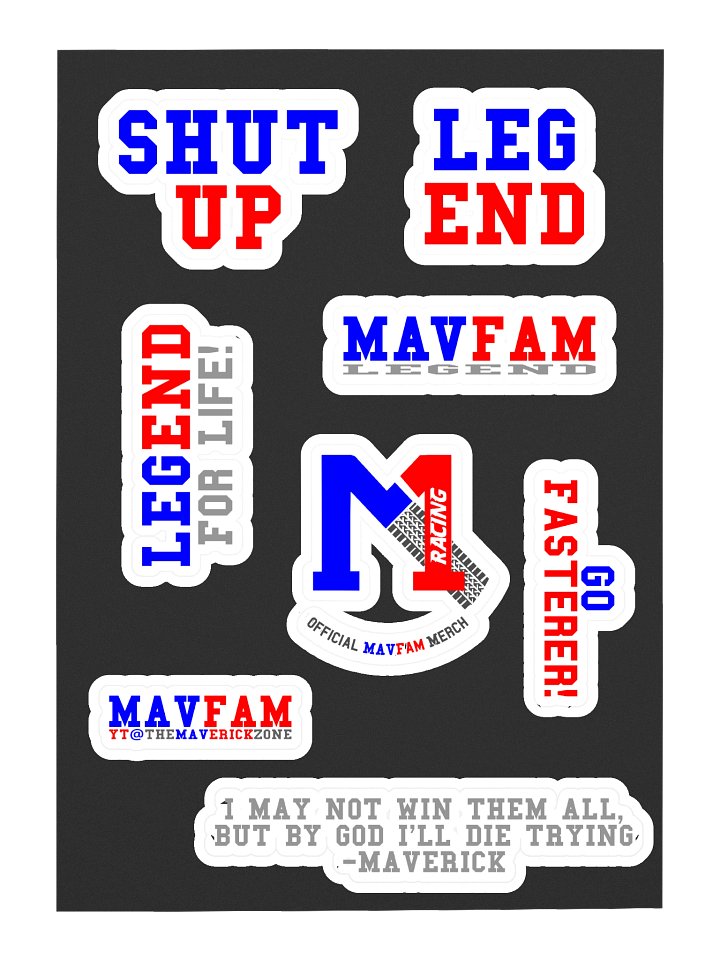 MAVFam Sticker Sheet product image (1)