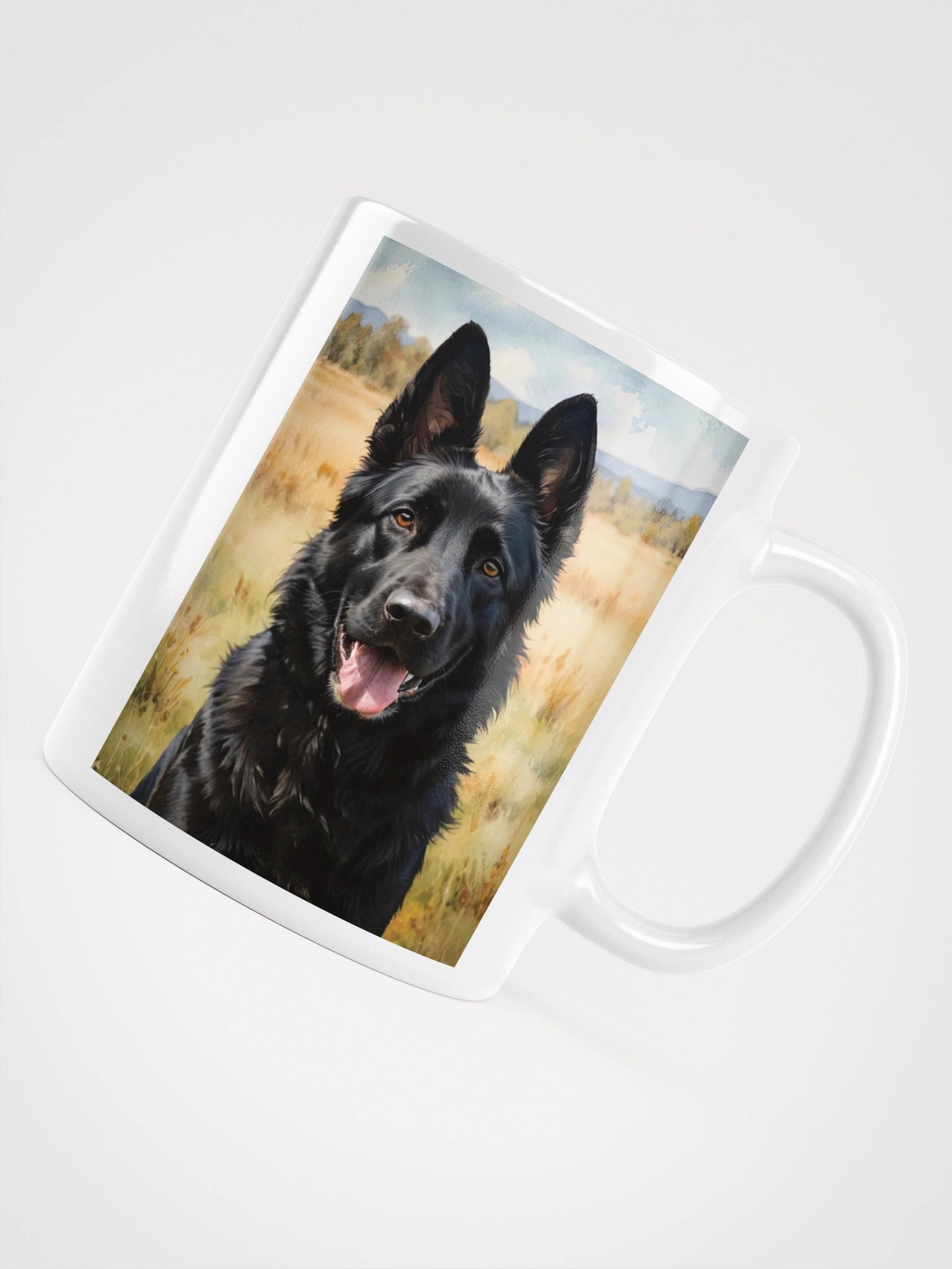 Black German Shepherd | Dog Coffee Mug product image (7)
