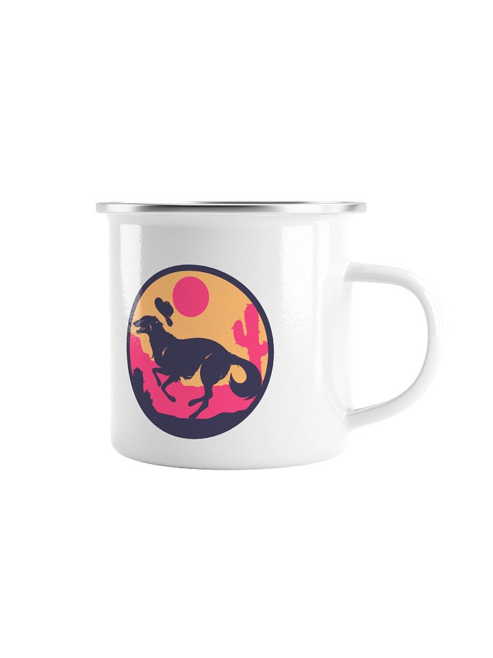 Silhouette Series: Happy Trails - Enamel Mug product image (1)