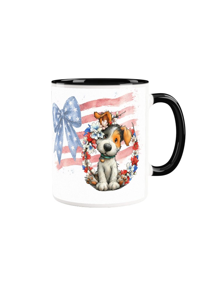Patriotic Puppy Accent Mug product image (4)