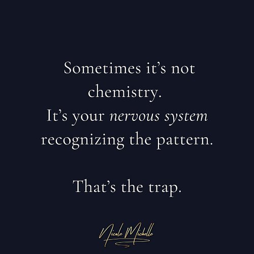 🌺Sometimes it is not that he feels right.

It is that he feels familiar.

The inconsistency.
The emotional distance.
The temp...