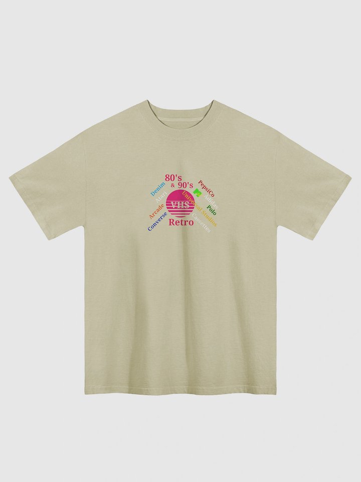 Retro Nostalgia VHS Circle T-Shirt product image (1)