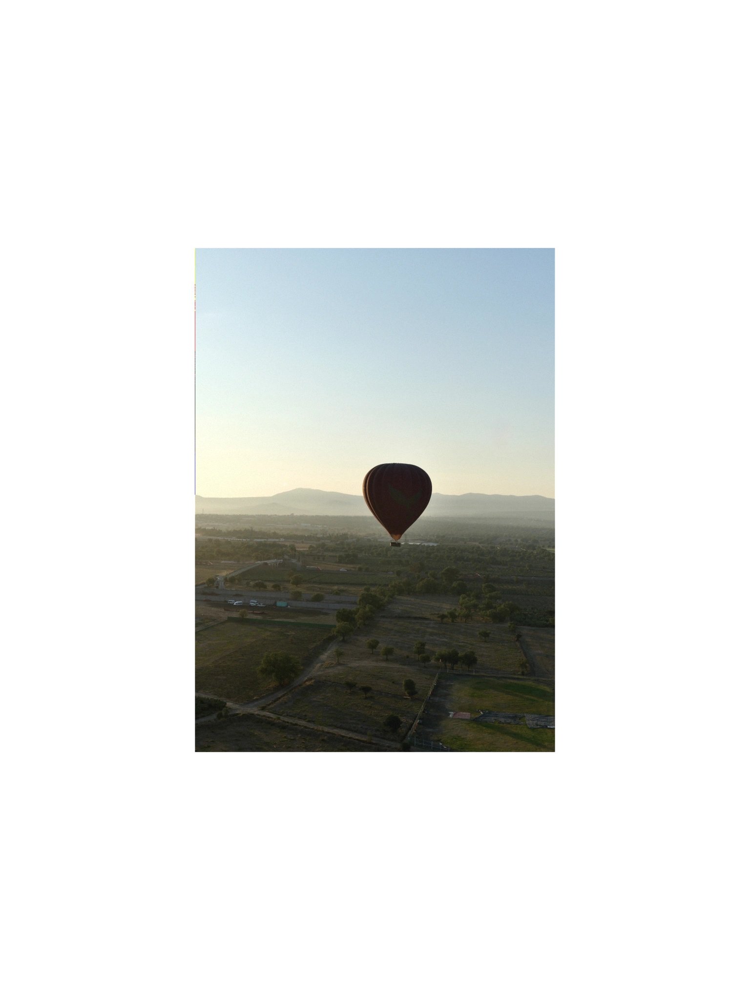 Teotihuacan - Hot Air Balloon at Dawn – (Print Only) product image (1)