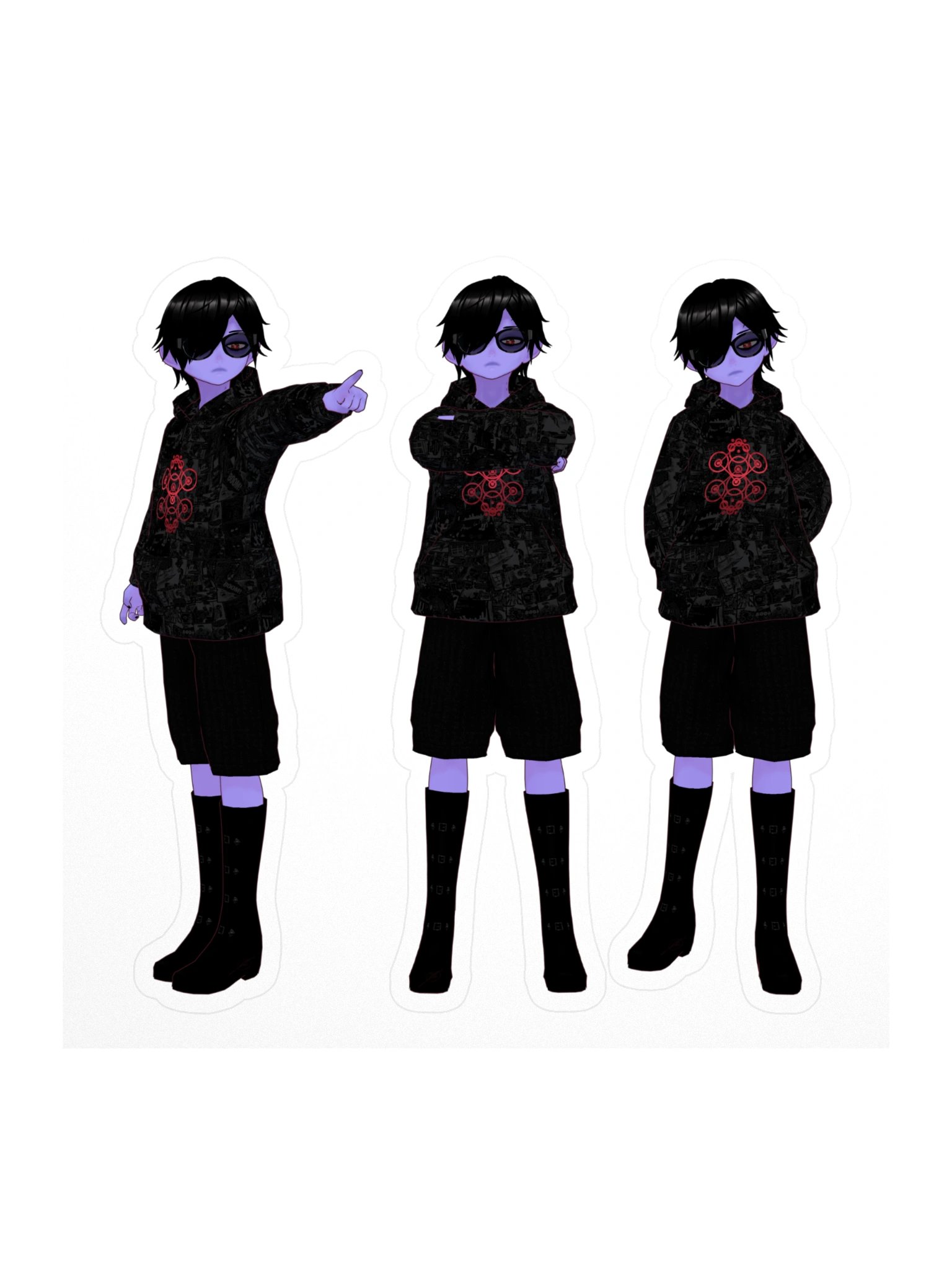 Steve the Vampire Sticker Sheet #2 product image (1)