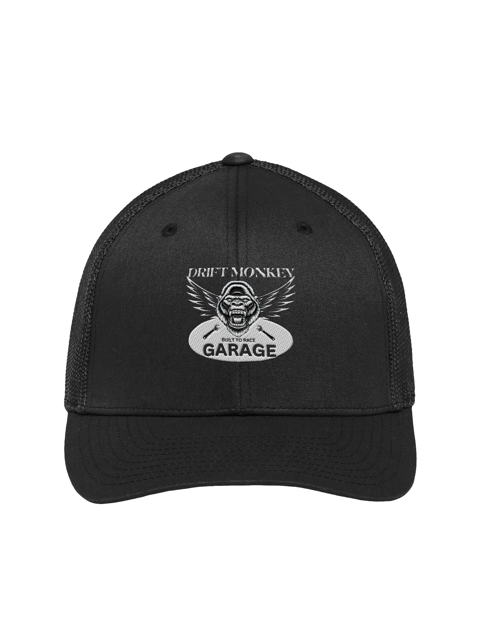 Drift Monkey Built to Race Garage Logo Trucker Hat product image (4)