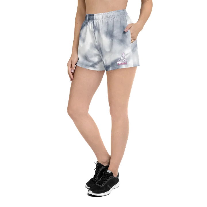 High-Waist All-Over Print Athletic Shorts product image (2)