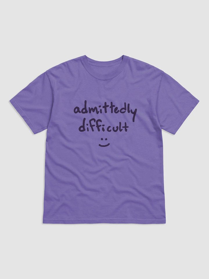 admittedly difficult (#332144) garment-dyed tee product image (1)