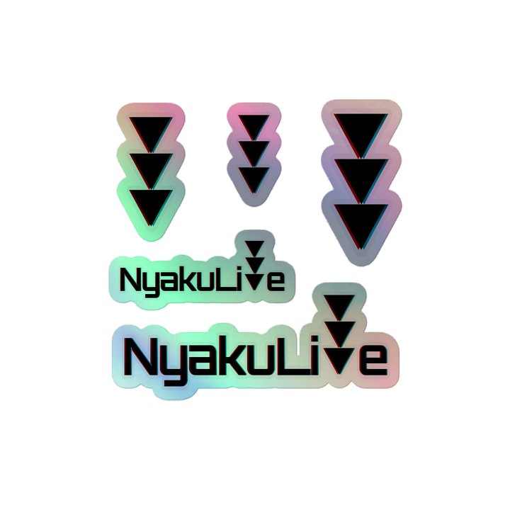 NyakuLive Name Logo AND Icon Stickers product image (2)