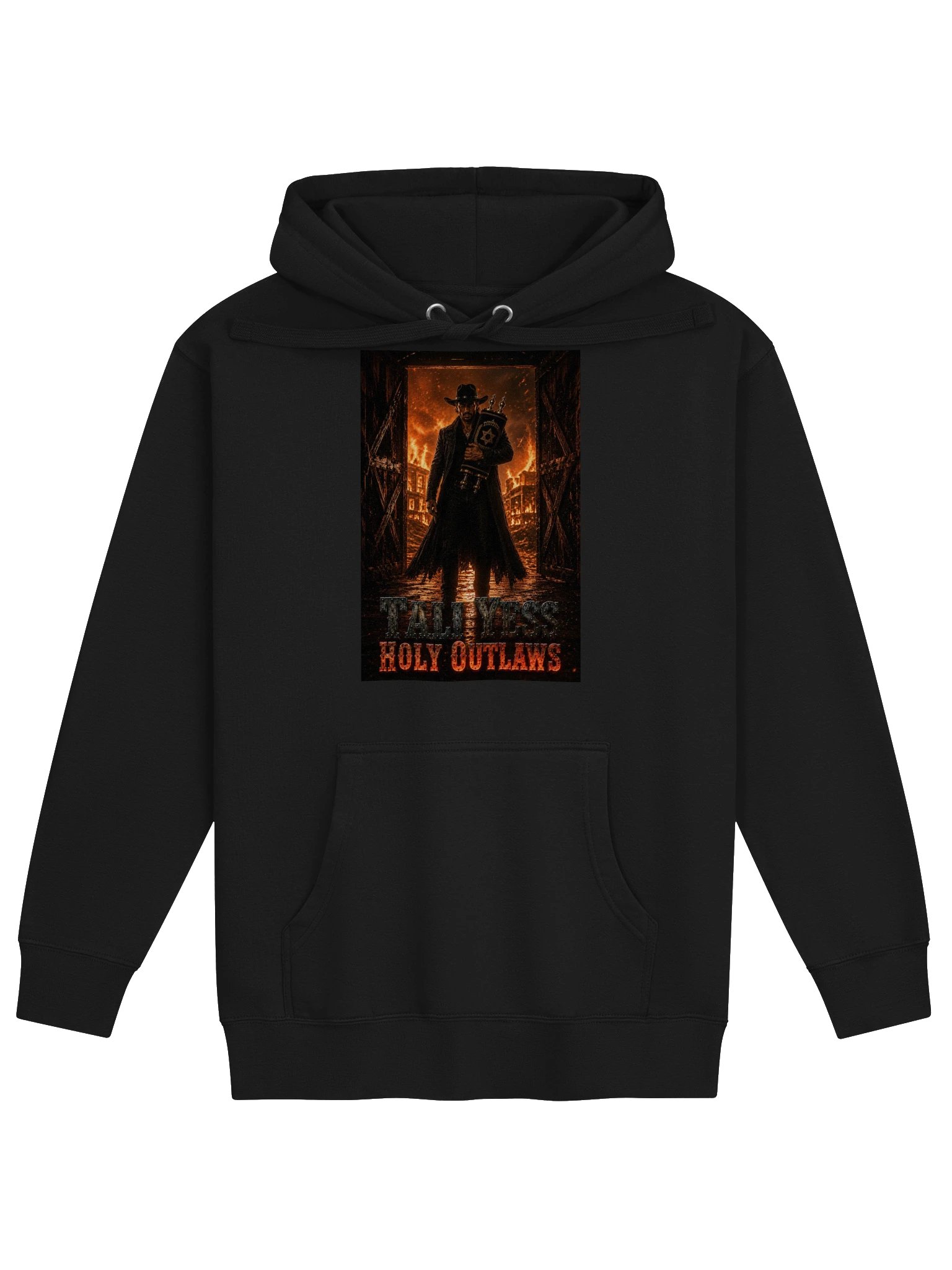 Tali Yess Holy Outlaws — Pose 5 Black Hoodie product image (1)