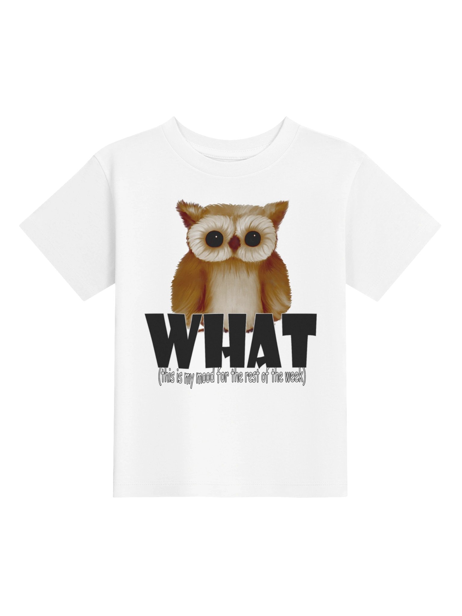 Owl "WHAT", Toddler T-Shirt - Bella+Canvas product image (1)