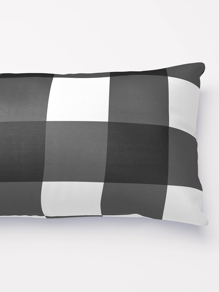 Monochrome Checkerboard Dream Pillow product image (6)