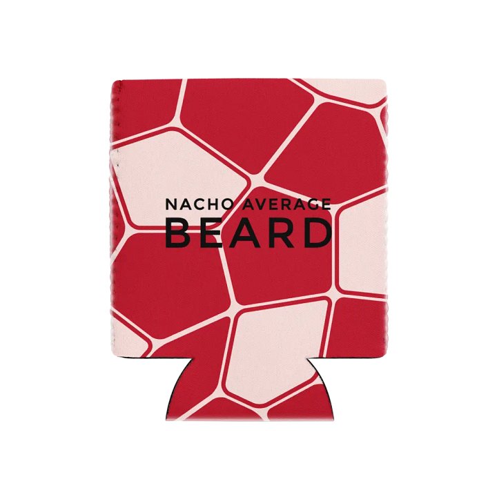 Coozie Can Cooler (Design: Nacho Average Beard) product image (1)