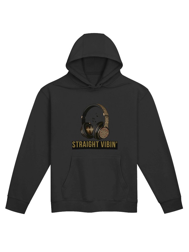 Straight Vibin’ Graphic Hoodie – Music Culture Tribal Streetwear product image (1)
