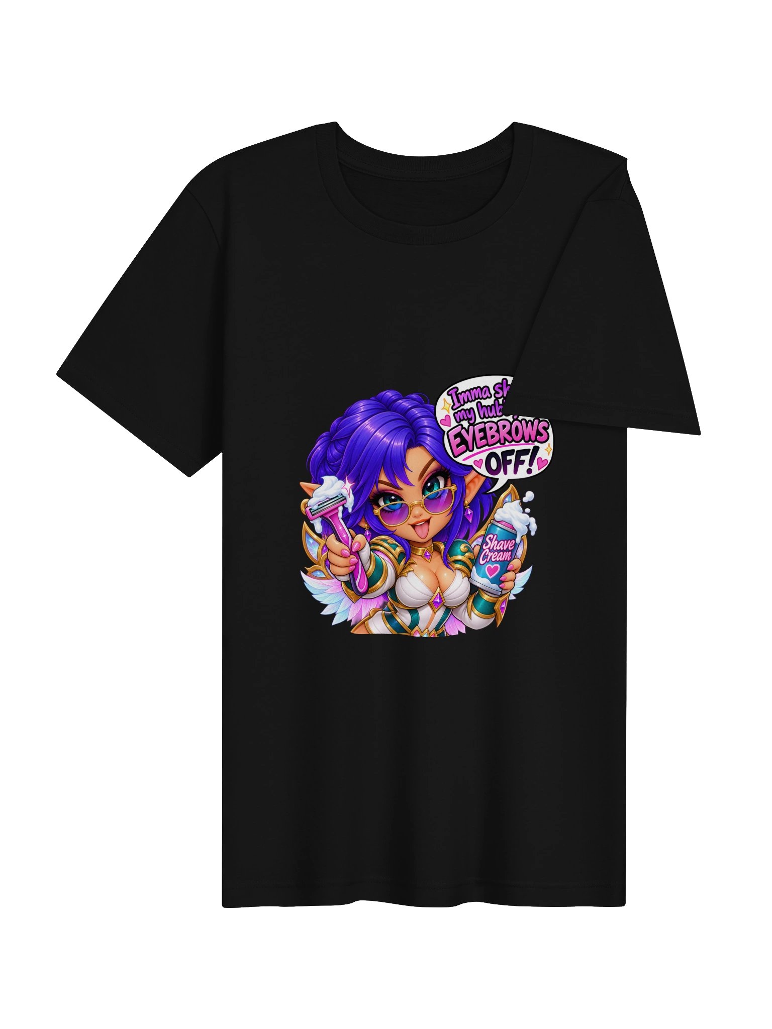 Guild Leader Quote Series - Aria shaving her husband's eyebrows - Unisex t-shirt product image (4)